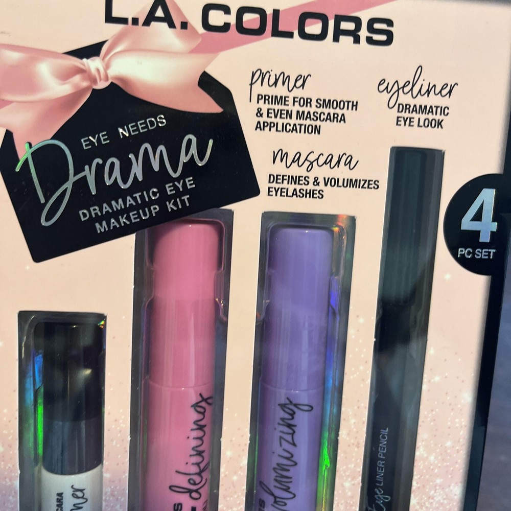 L.A. COLORS eye needs drama - Dramatic Eye Makeup Kit - Box Set - Gift