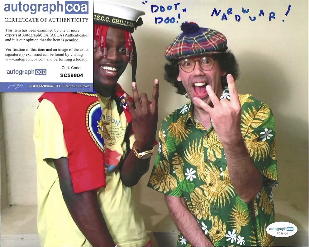 NARDWUAR SIGNED 8X10 PHOTO INTERVIEW AUTOGRAPH - ACOA COA