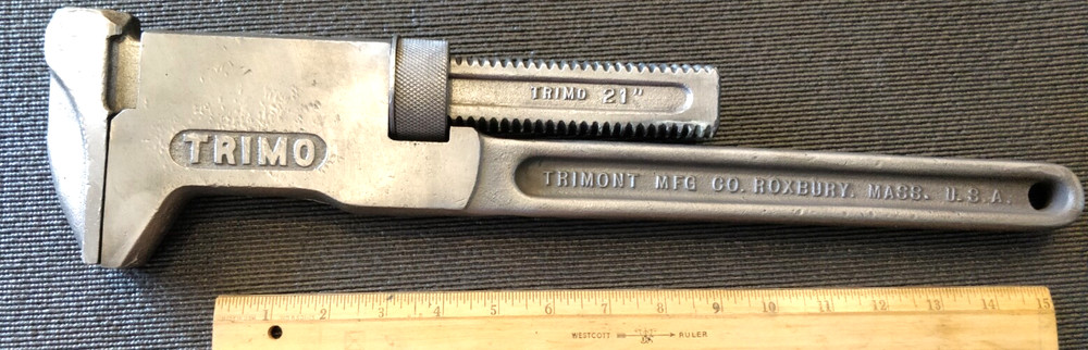 TRIMO 21" Adjustable Pipe Monkey Wrench REFURBISHED