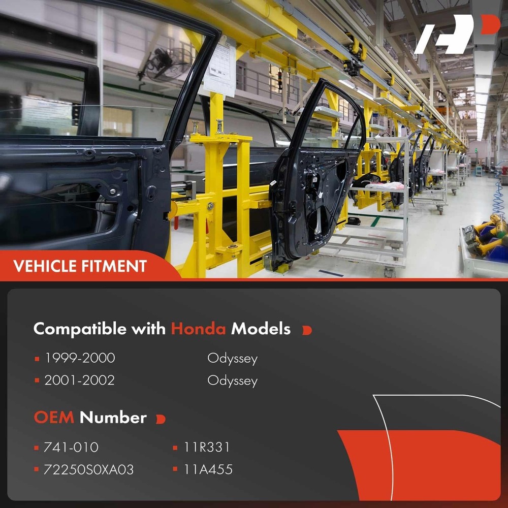 A-Premium Front Driver (Left) Side Power Window Regulator w/Motor Replacement...