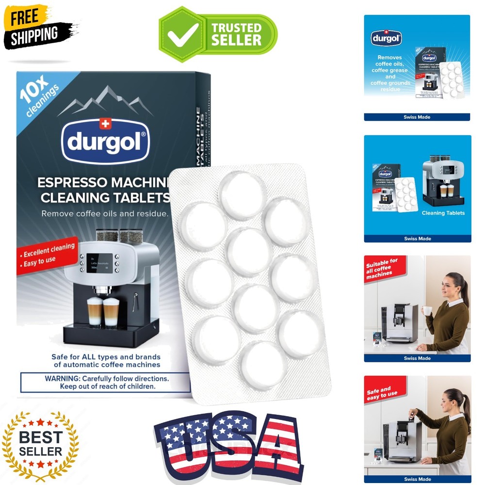 Espresso Machine and Coffee Maker Cleaning Tablets, 10 count