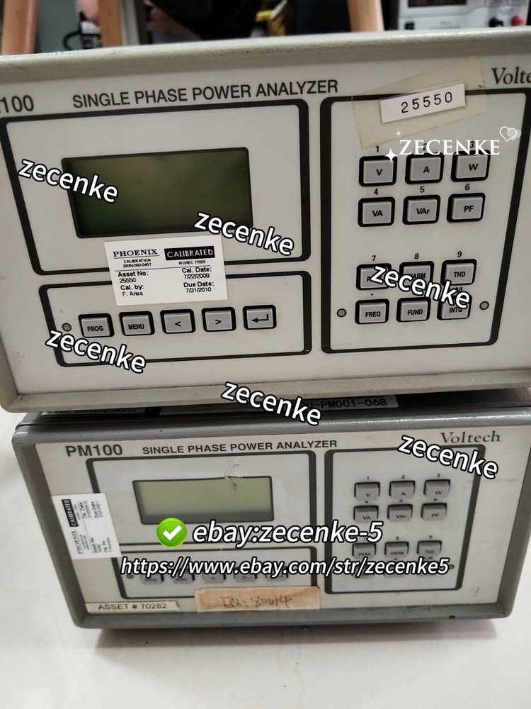 1PCS Voltech PM100 Single Phase Power Analyzer used