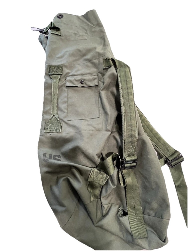 Vintage USGI Duffel/ Deployment Bag (Used/Olive Drab Green)