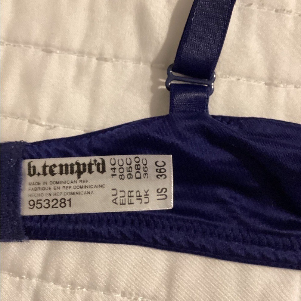 Nwt B. tempt'd by Wacoal Size 36C Bra
