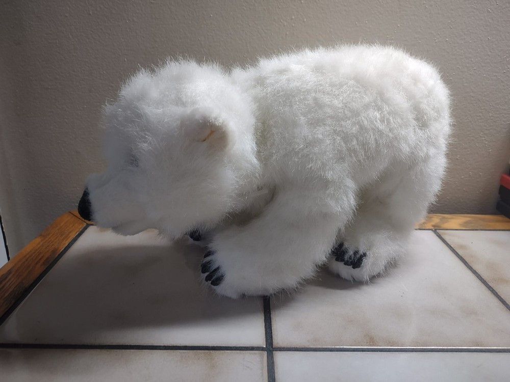 Folkmanis Puppet Polar Bear Cub Hand Puppet