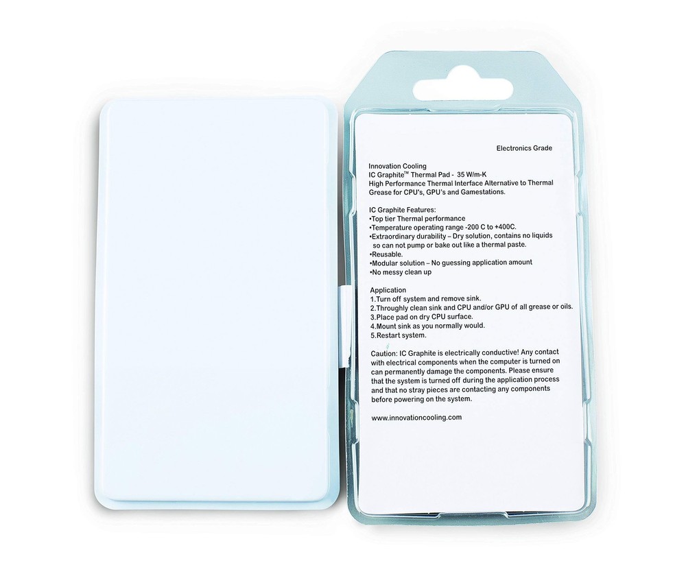 Graphite Thermal Pad – Permanent Replacement for Thermal Paste/Grease (30 X 3...