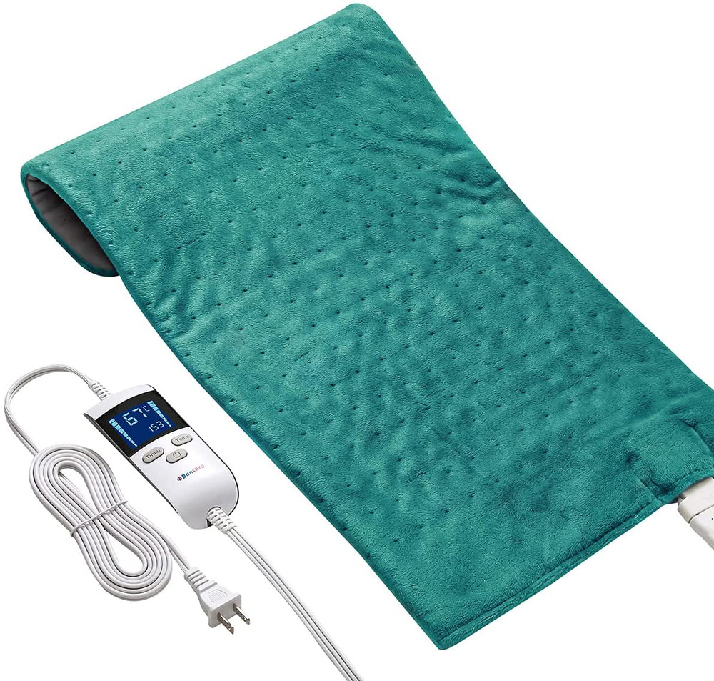 LCD Digital Controller Extra Large Heating Pads with Auto Shut Off for Back Pain