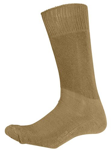 Rothco G.I. Type Cushion Sole Socks, Coyote Brown,