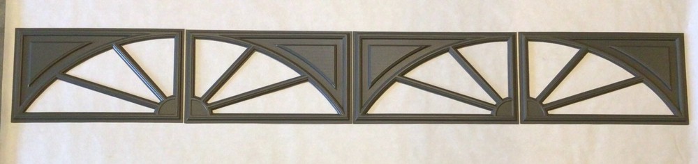 8 Amarr Wagon Wheel Replacement Insert for Short Panel Amar Garage Charcoal Grey