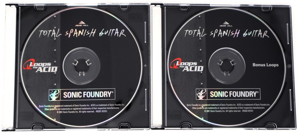 Sonic Foundry Spanish Guitar Loops For Acid Sample/Sound Library/Sampling 2 CD