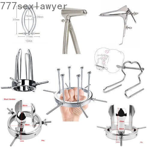 Huge Plug Extreme Spreader Dilator Vaginal Speculum Chastity Device Adjustable