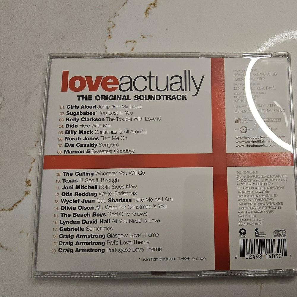 Love Actually [UK Version] by Various Artists (CD, 2003)