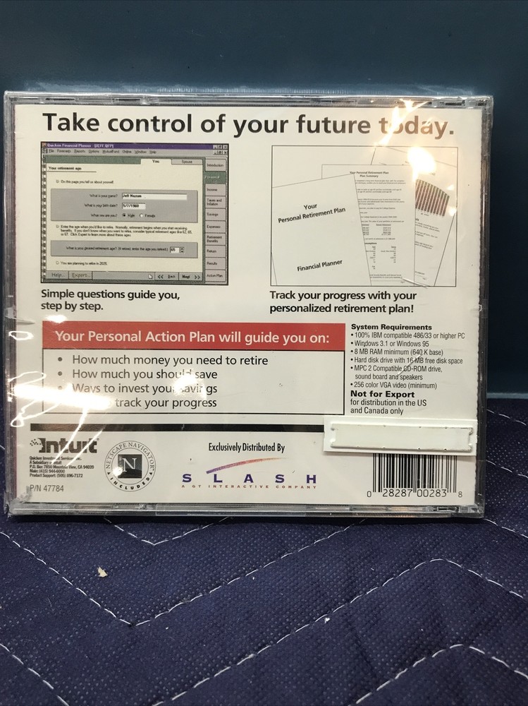 Quicken Financial Planner Win 95, Win 3.1 QuickPlan Edition