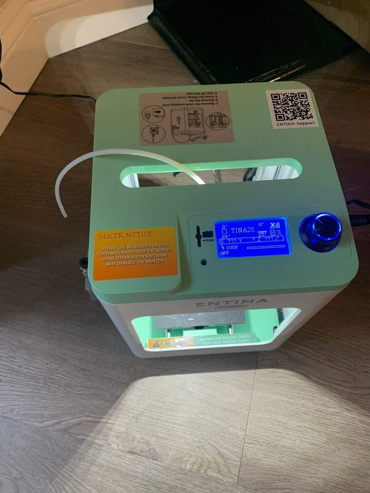 Entina Tina2S 3D Printer