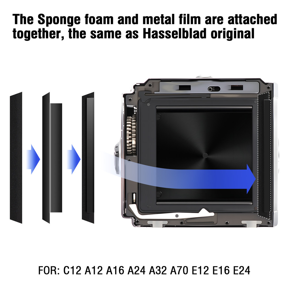 3Sets Light Seal Trap Kit Foam Sponge Replacement Kit for Hasselblad A12 A16