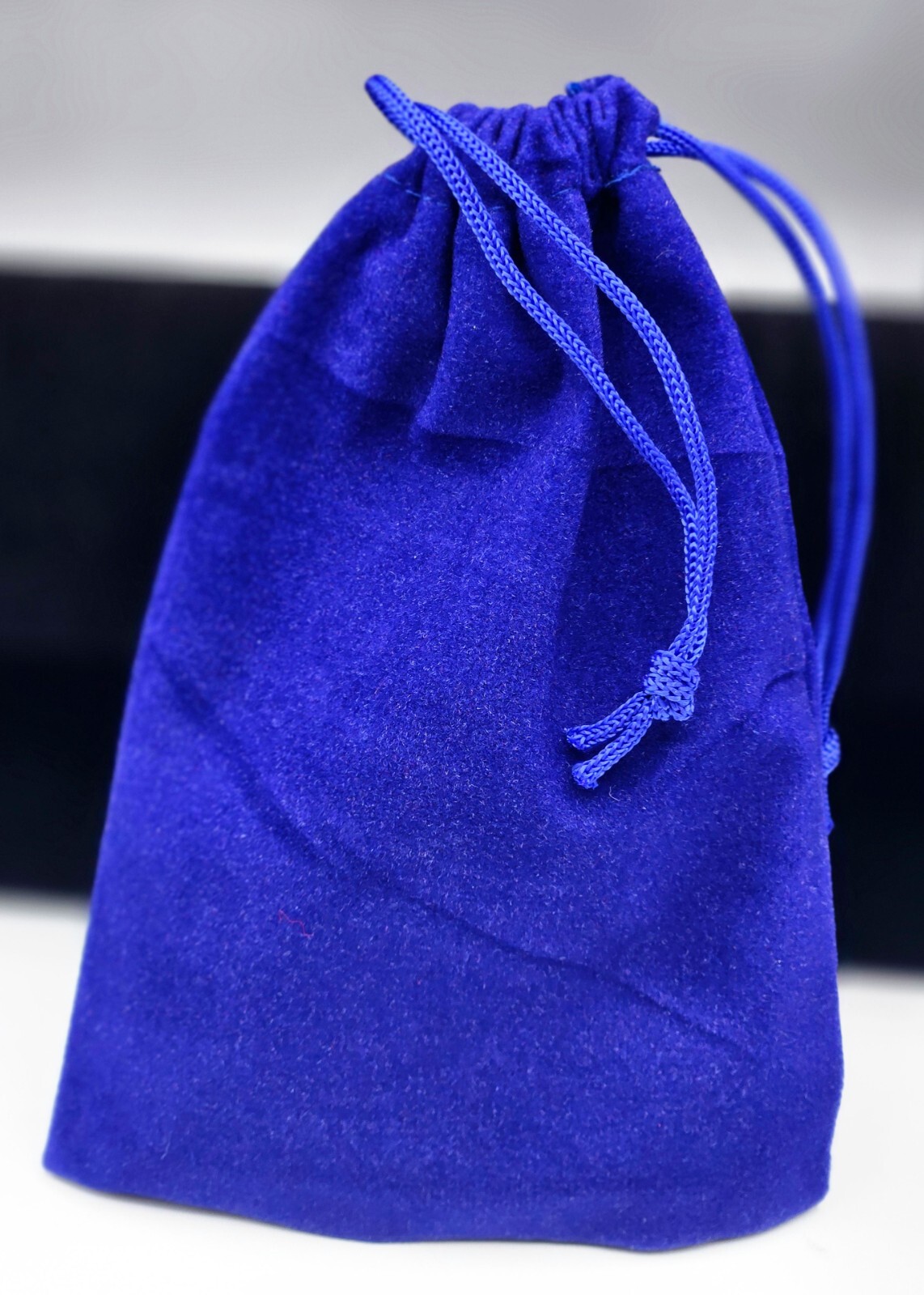 50 Pcs 4x6 Inches Velvet Gift Bags Drawstring Jewelry Pouches Blue Color Pouch
