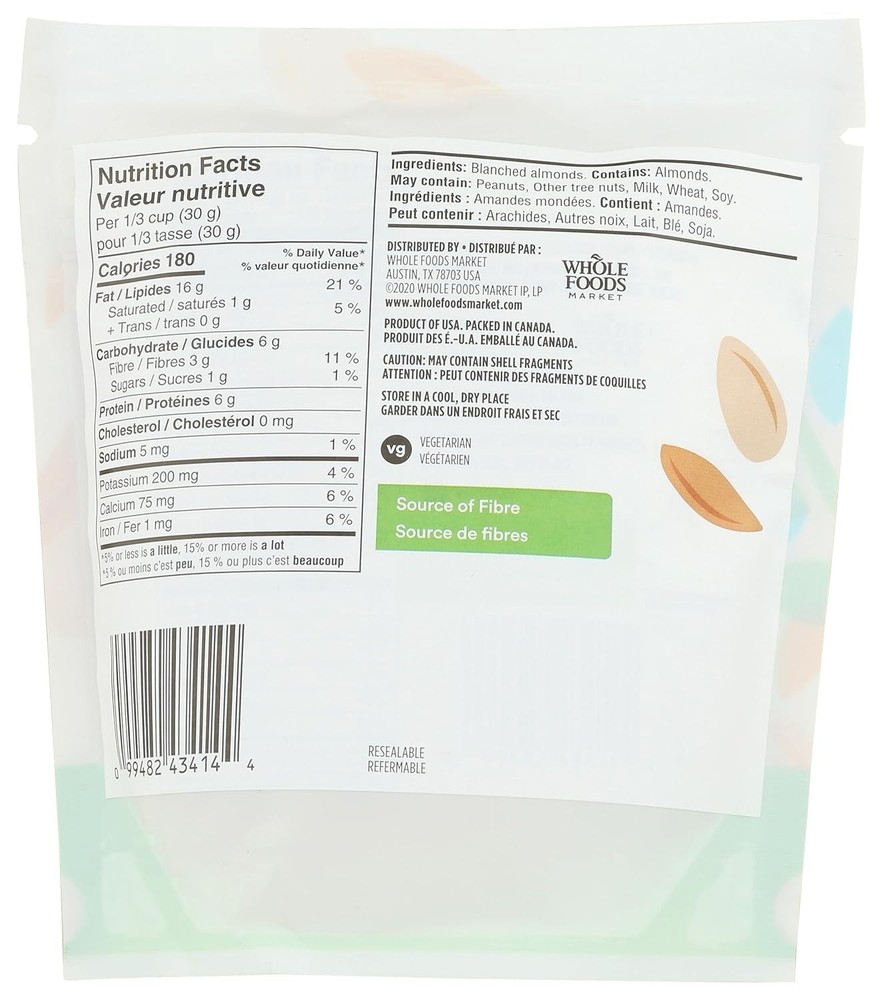 Blanched And Slivered Almonds, 8 Ounce