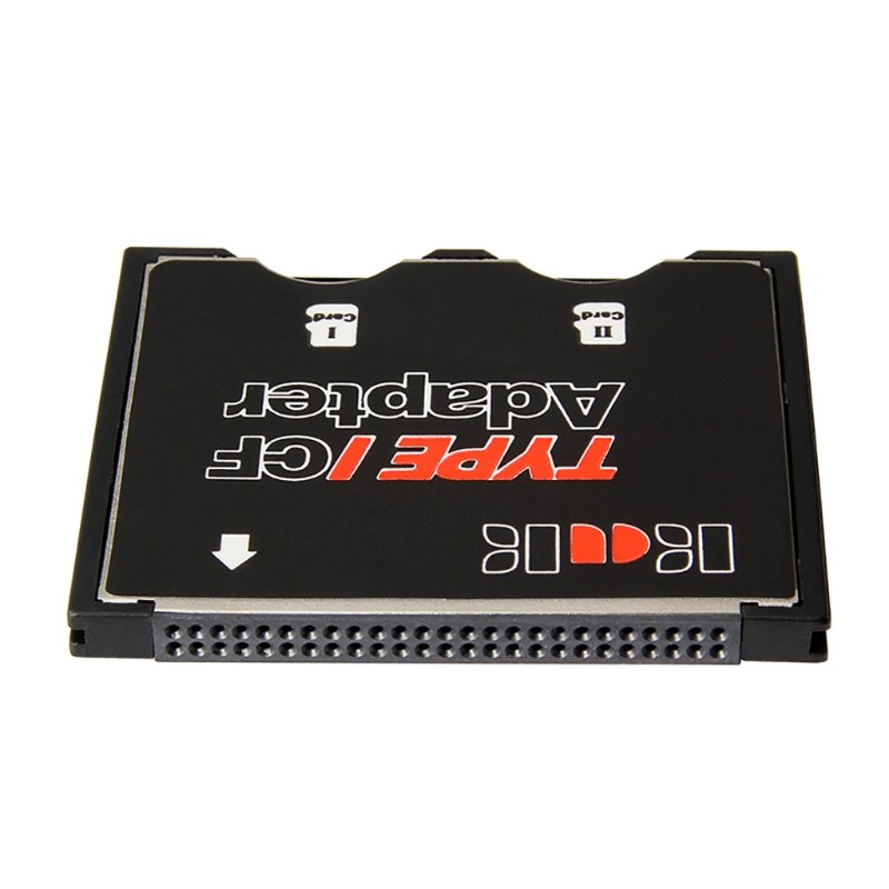 High Speed Dual SDXC TF to CF Adapter Portable Card Reader for Camera PC