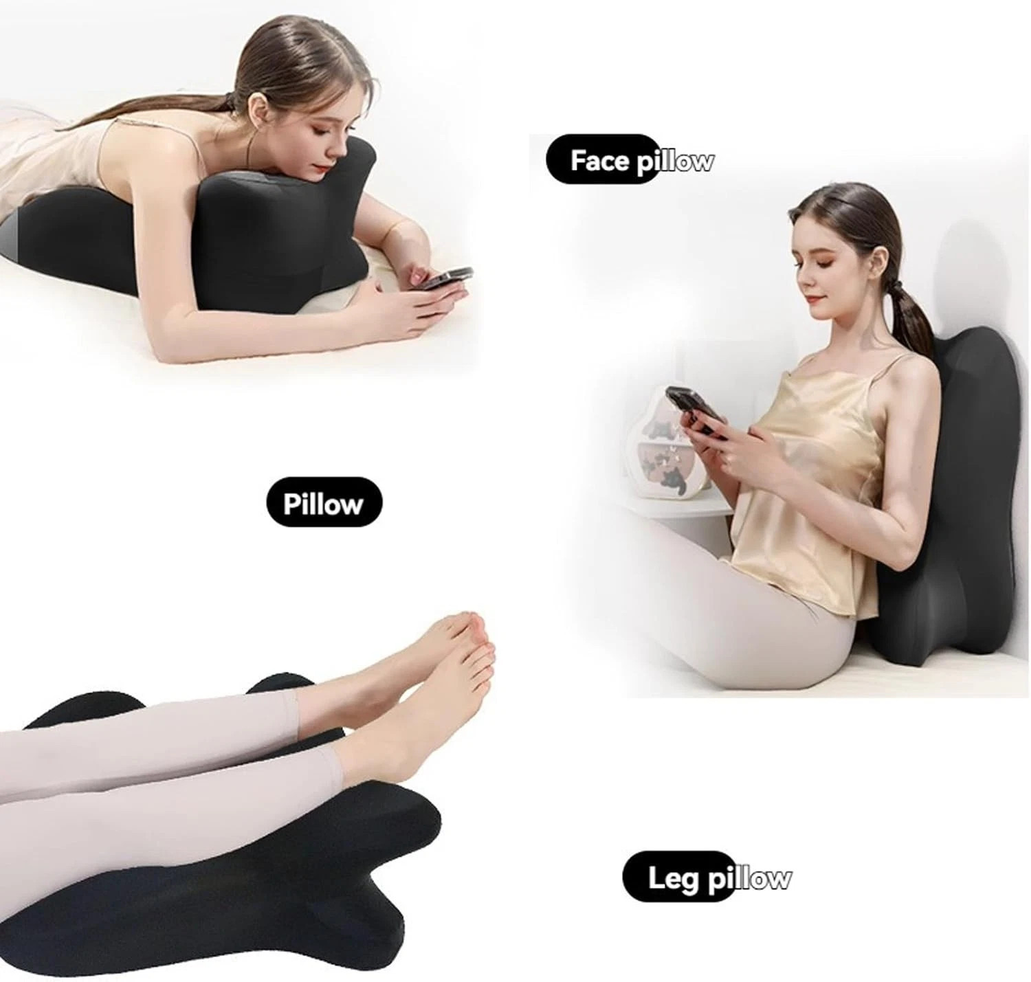 Sweet Spot Couple Pillow Couple Pillow Hip Pad Wedge Pillow Memory Foam 27°Angle