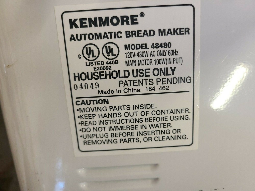Pan Seal Kit for Kenmore Bread Maker Model 48480 (8MKIT-HD)