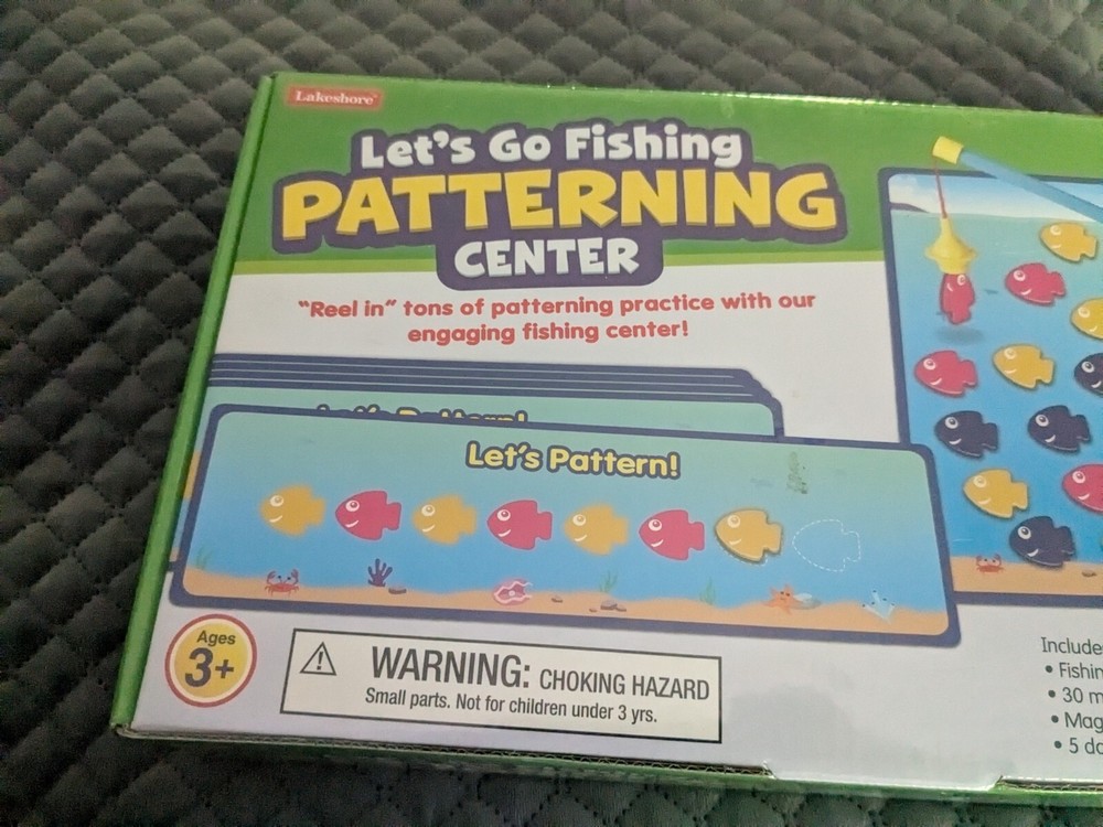 Lakeshore Let's Go Fishing Patterning Center