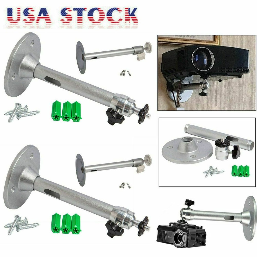 Universal 18cm 22cm LCD DLP Mini Projector Ceiling Wall Mount Bracket Aluminium