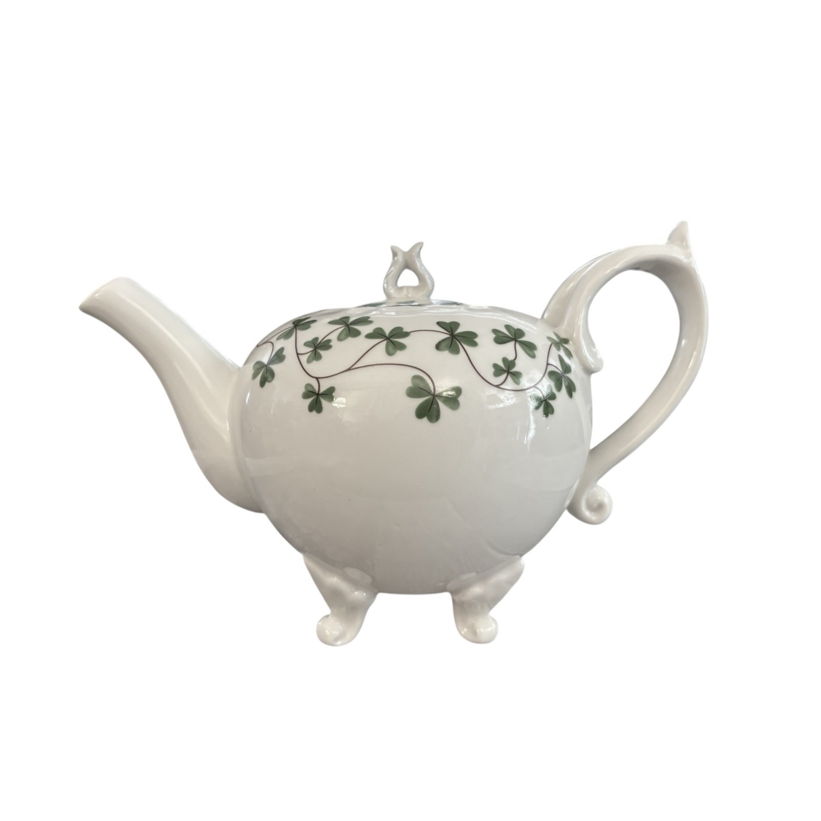 Shannon Godinger Teapot Shamrocks Irish Ireland Mint Condition Vintage