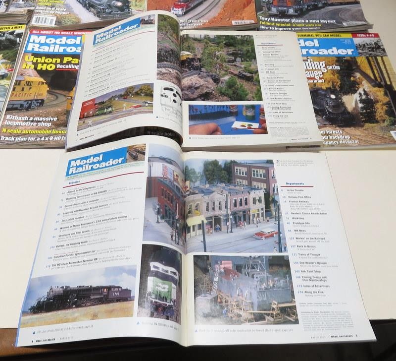 Model Railroader Magazine Complete Year 2000 - 12 Issues