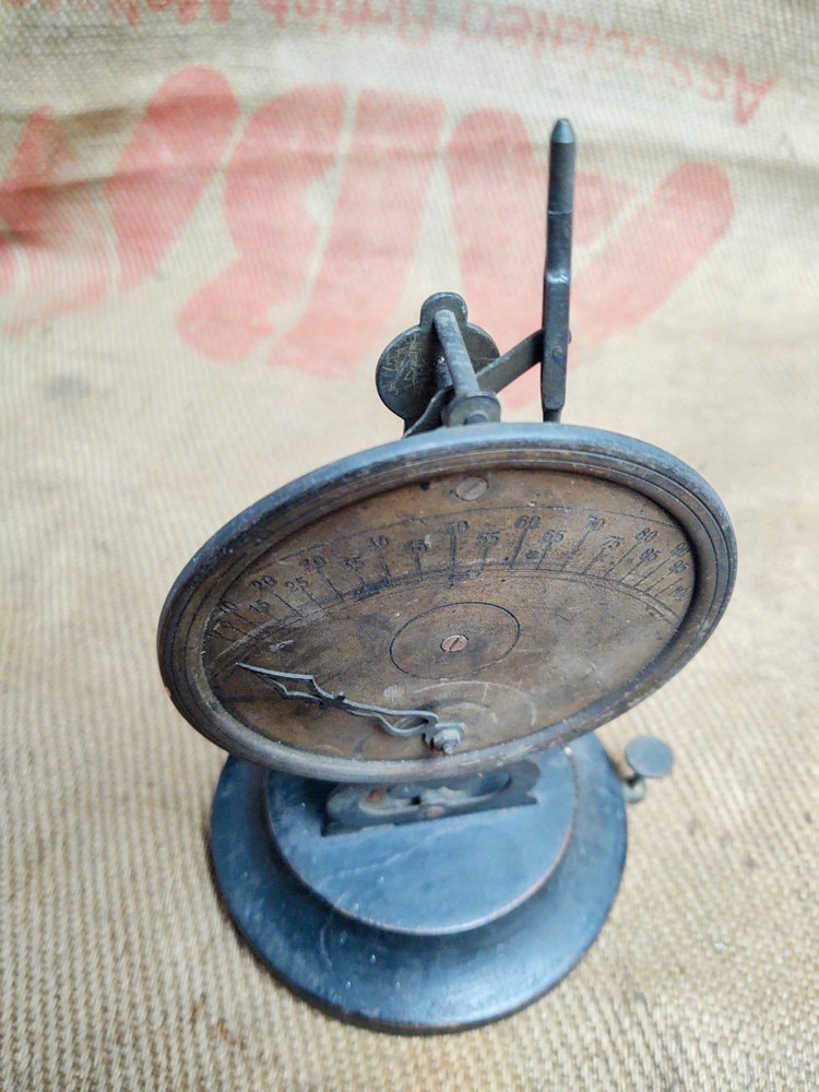 Rare Antique Postal Scale Balance missing pan