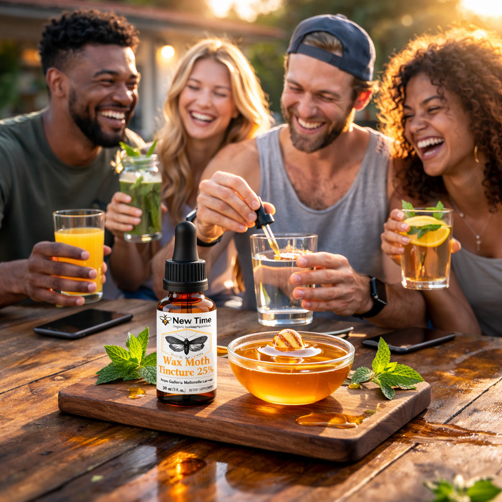 Wax Moth Larvae Tincture 1 oz (30ml) Extract 25% Воскова моль - Огневка