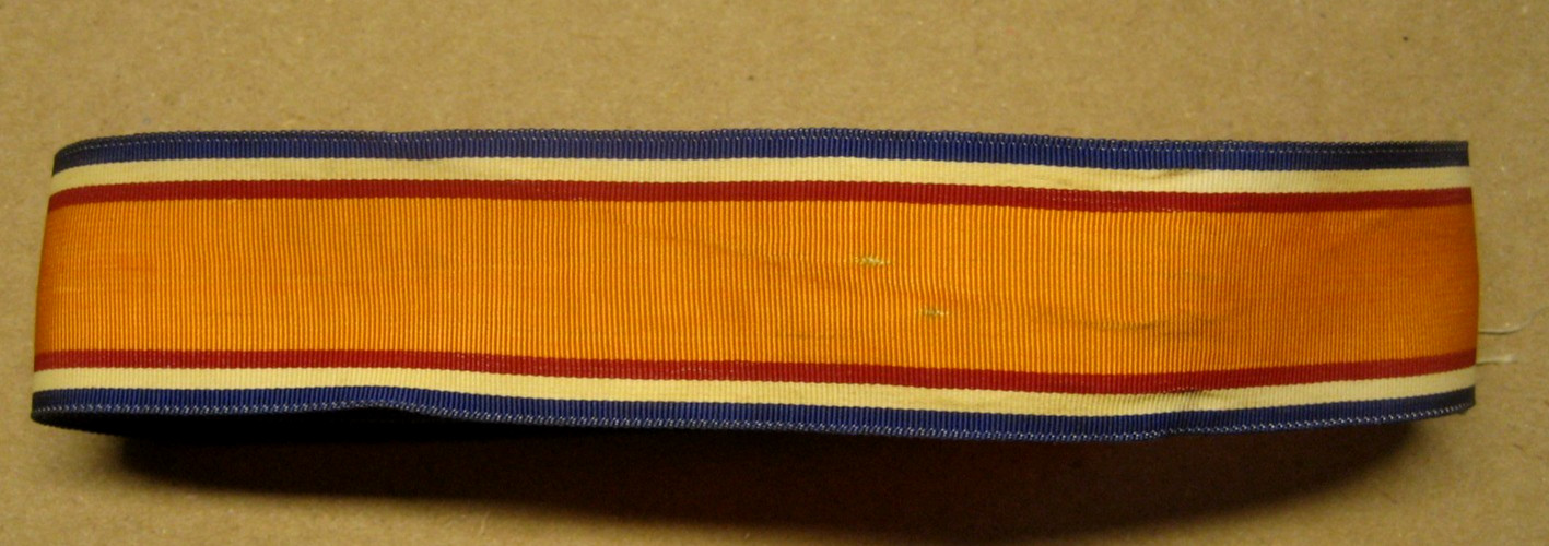 Replacement Medal Ribbon American Field Service Medal,ww1, 5 1/2"