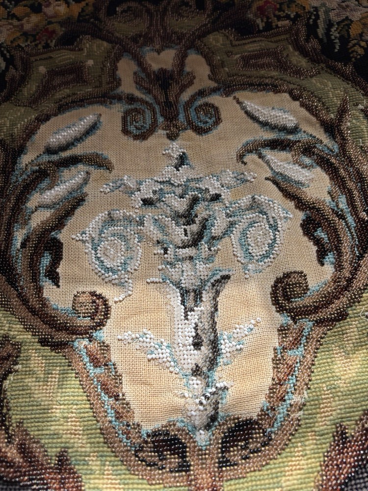 Vintage Hand-Beaded Piece. BEAUTIFUL HANDIWORK!!