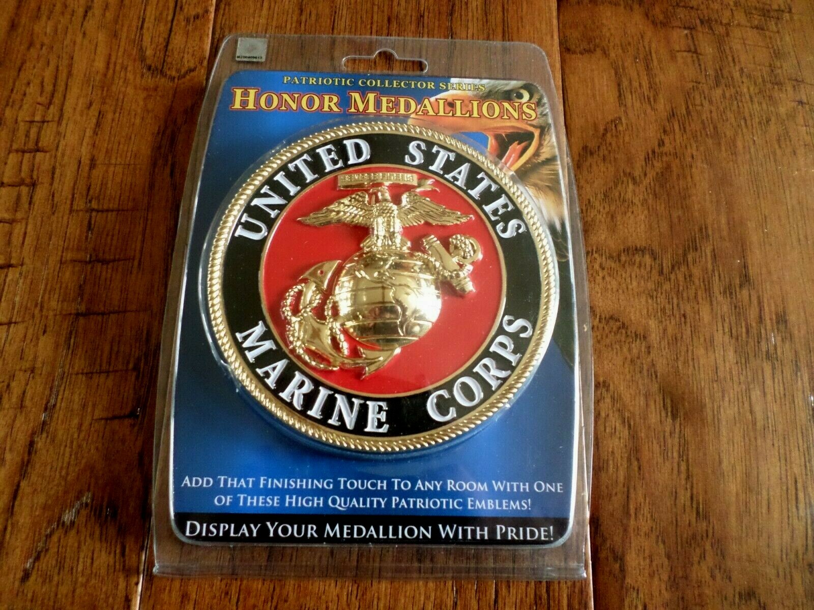 U.S MARINE CORPS EGA USMC METAL MEDALLION ENAMEL SHADOW BOX EMBLEM PLAQUE