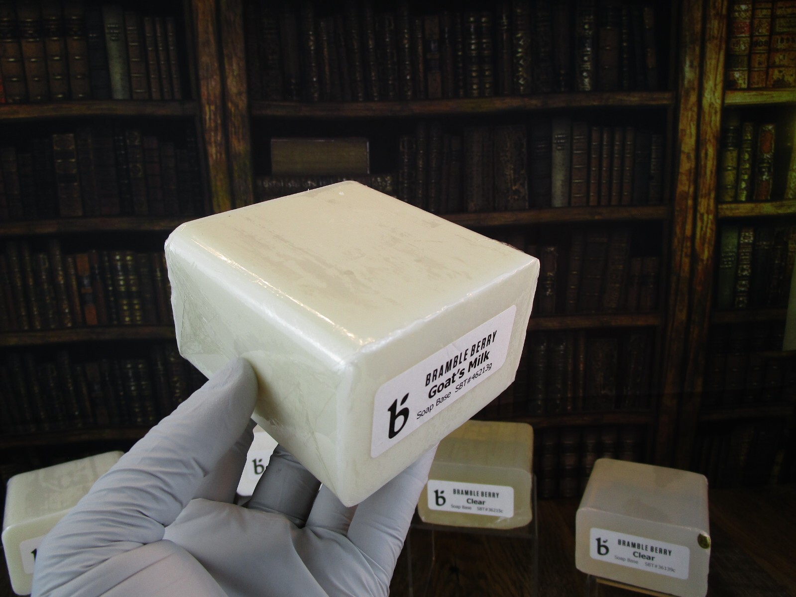 Lot of 7 ASSORTED & SEALED - BRAMBLE BERRY SOAP BASE - Goat's Milk, Clear, White