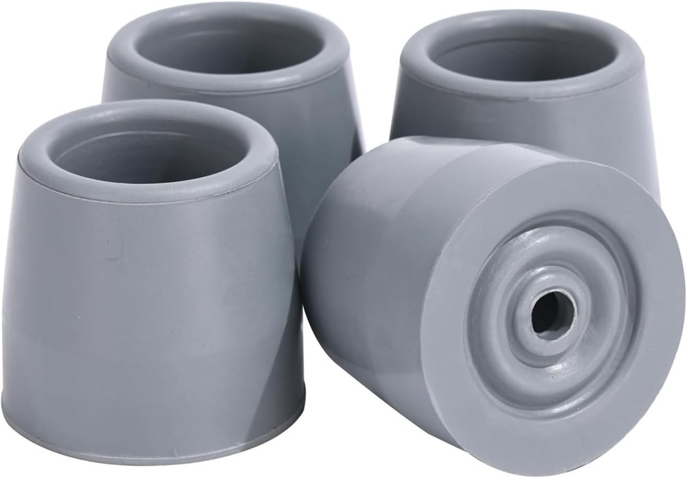 4PCS Walker Tips 1 1/8 '' Heavy Duty Replacement Rubber Tips for Walkers, Commod