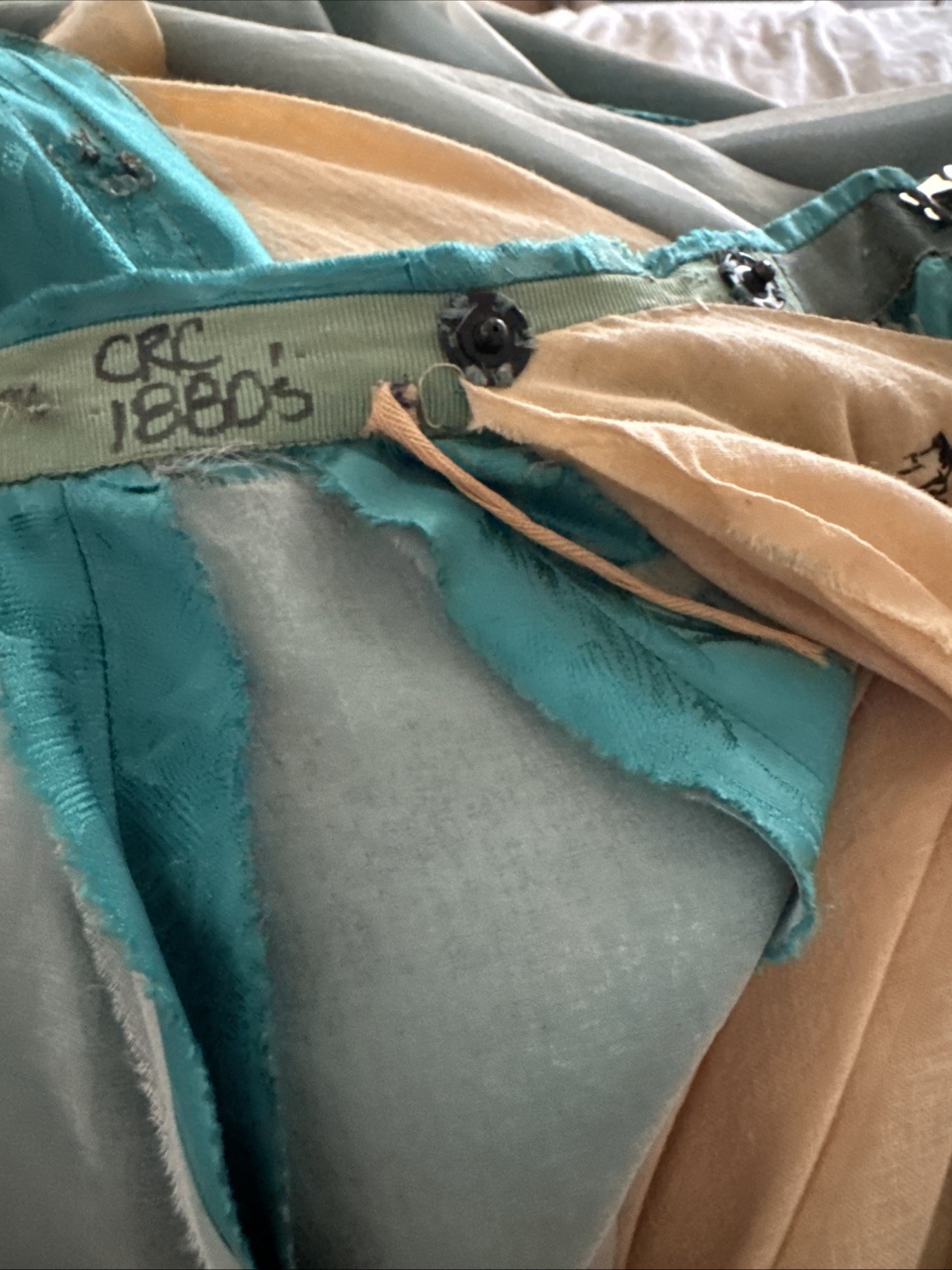 Vintage Hollywood Costume Polonaise Bustle Back Victorian Skirt