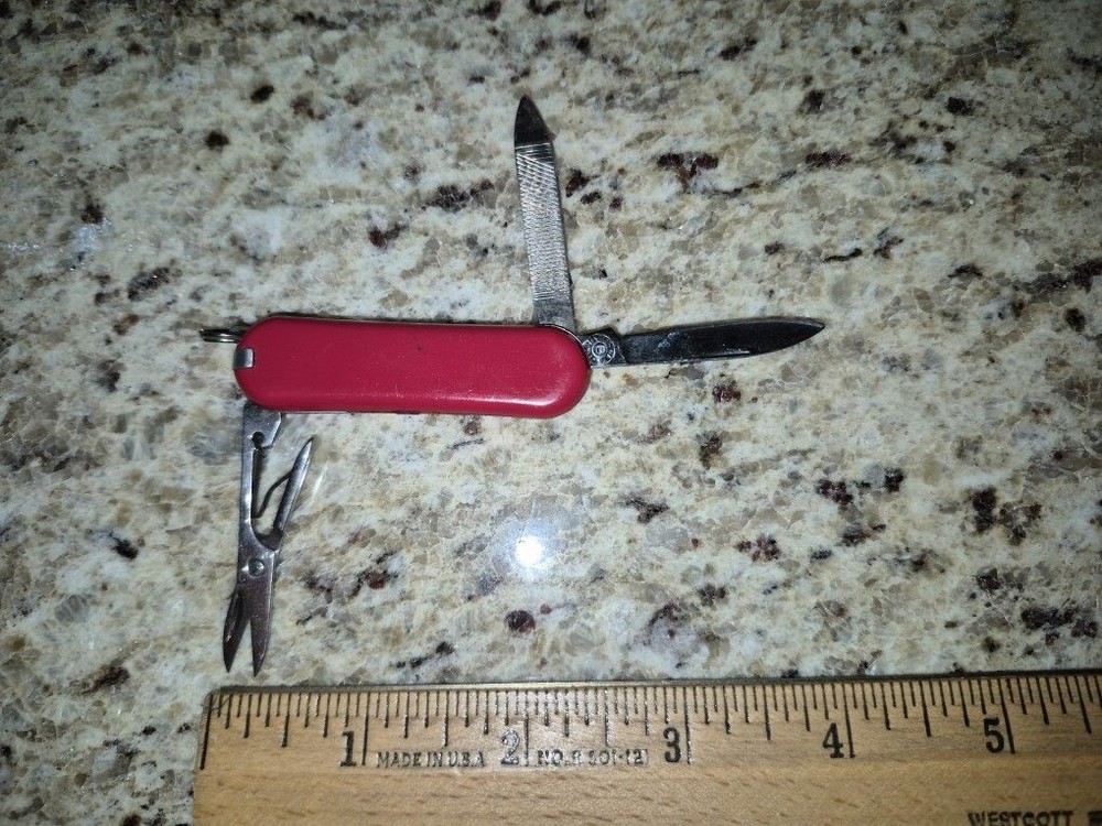 Vintage Advertising Multi-Tool, Knife File Scissors