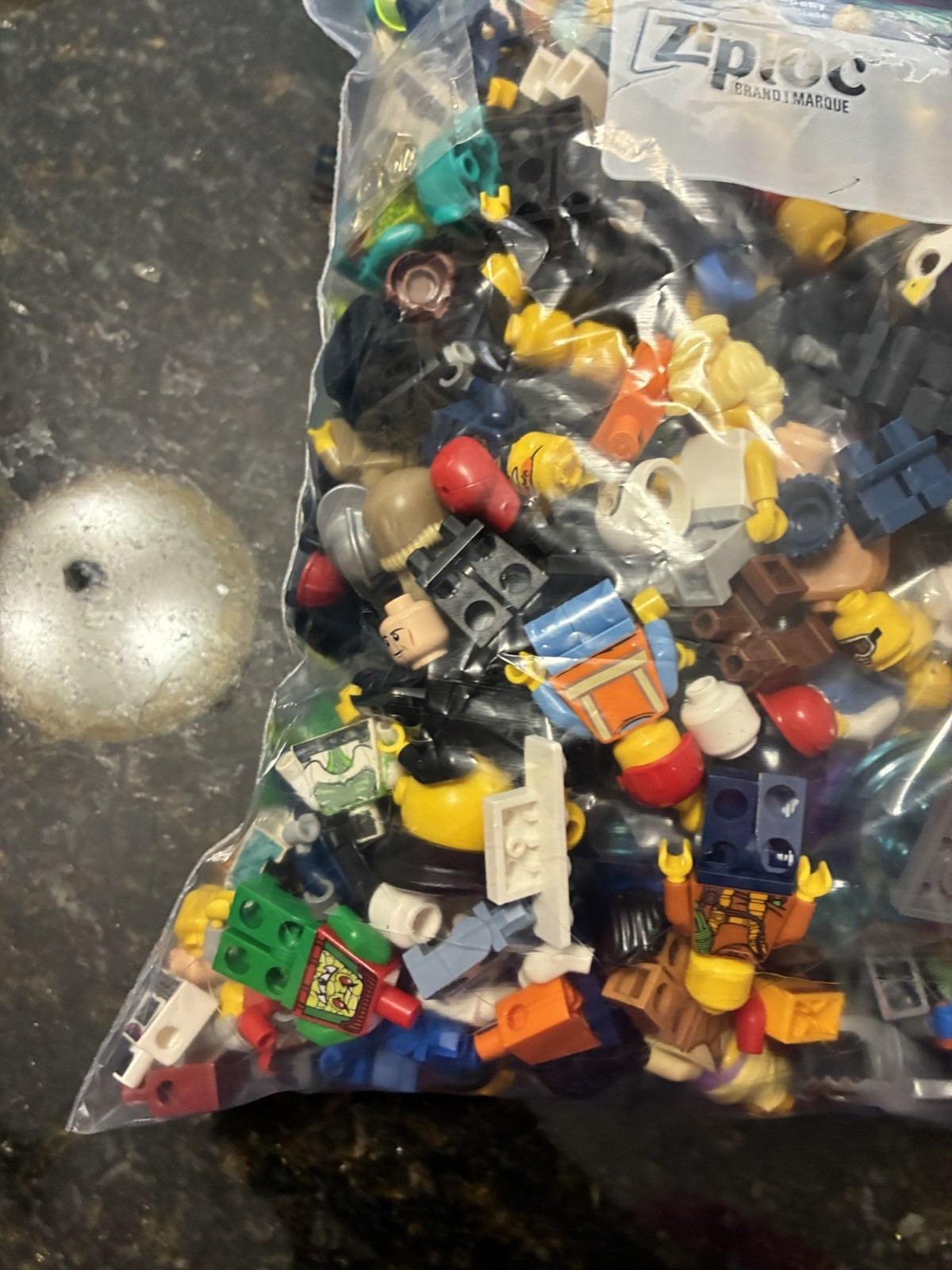 2 lb Plus - 97% LEGO Bulk Minifigure & Accessories Lot - Some DAMAGE/WEAR