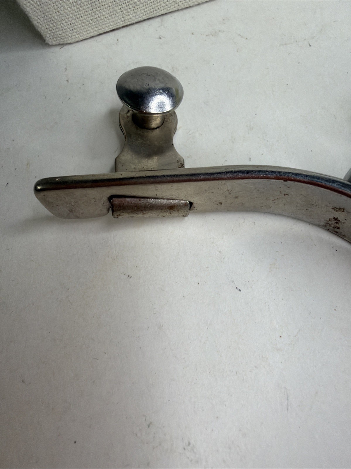 Vtg Western Equestrian Riding Spurs Button Rowels