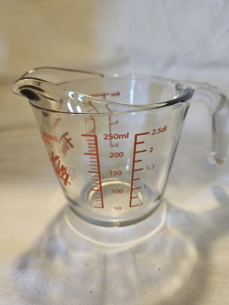 Anchor Hocking FIRE-KING 1 Cup Glass Measuring Cup