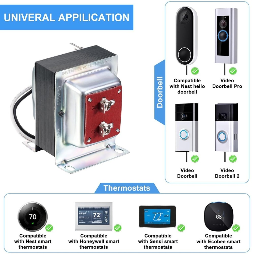 Safe and Efficient 24V Doorbell Kit with Certification
