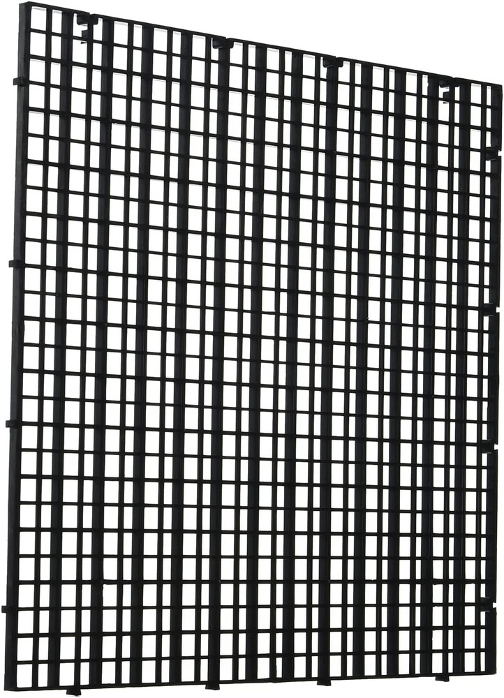 Aquarium Fish Tank Bottom Isolation 4 Pcs, Plastic Egg Crate Grid Divider Tray E
