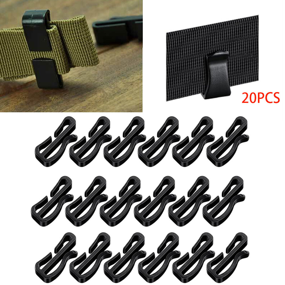 20x1'' Quick-Slip Keeper Buckle Clip MolleTactical Backpack Adjust Webbing Strap