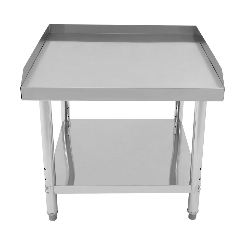Free Standing Stainless Steel Kitchen Restaurant Adjustable Work Prep Table US