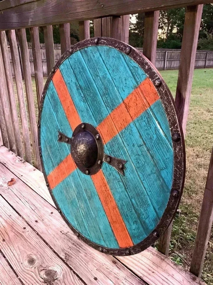 22'' Authentic Rollo Battleworn Viking Shield Viking Shield