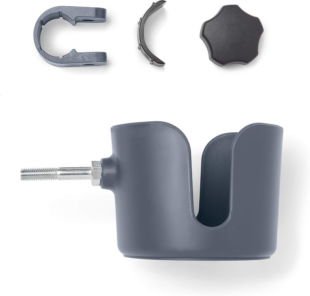 Medline Universal Cup Holder, Gray - Versatile Mobility Accessory for Rollator W