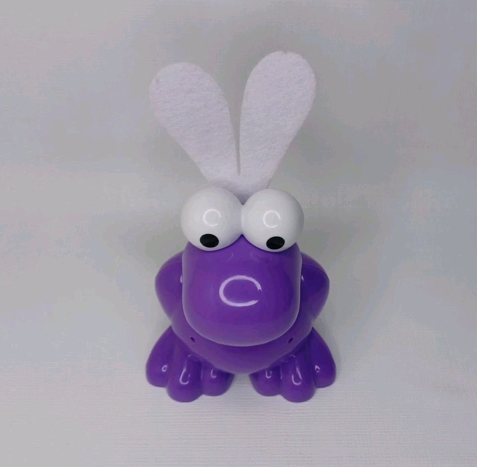 Big Nerds Purple Plastic Nerd Container Easter Bunny Felt Ears
