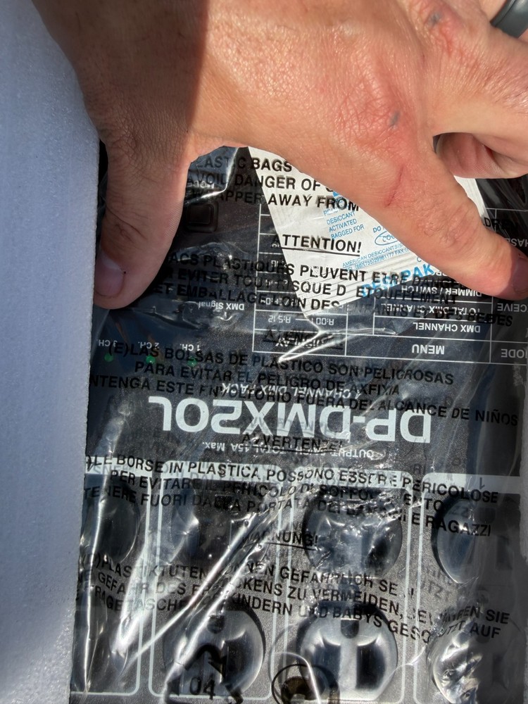 American DP-DMX20L 4-Channel Controller - Black