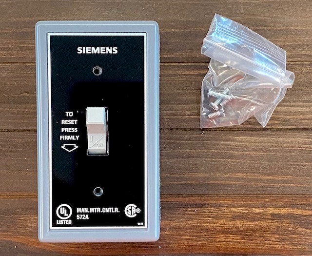 Siemens SMFFGI  Single Pole Manual Starter Toggle Switch