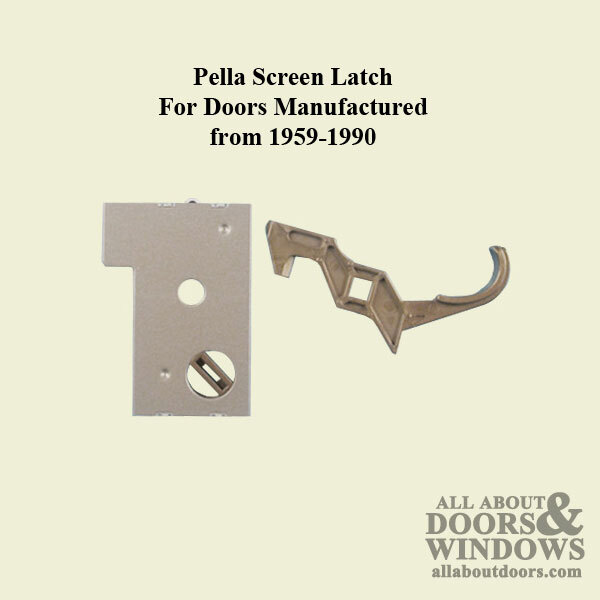 Pella Screen Door Latch Long Handle Bronze Screen Door Latch Only